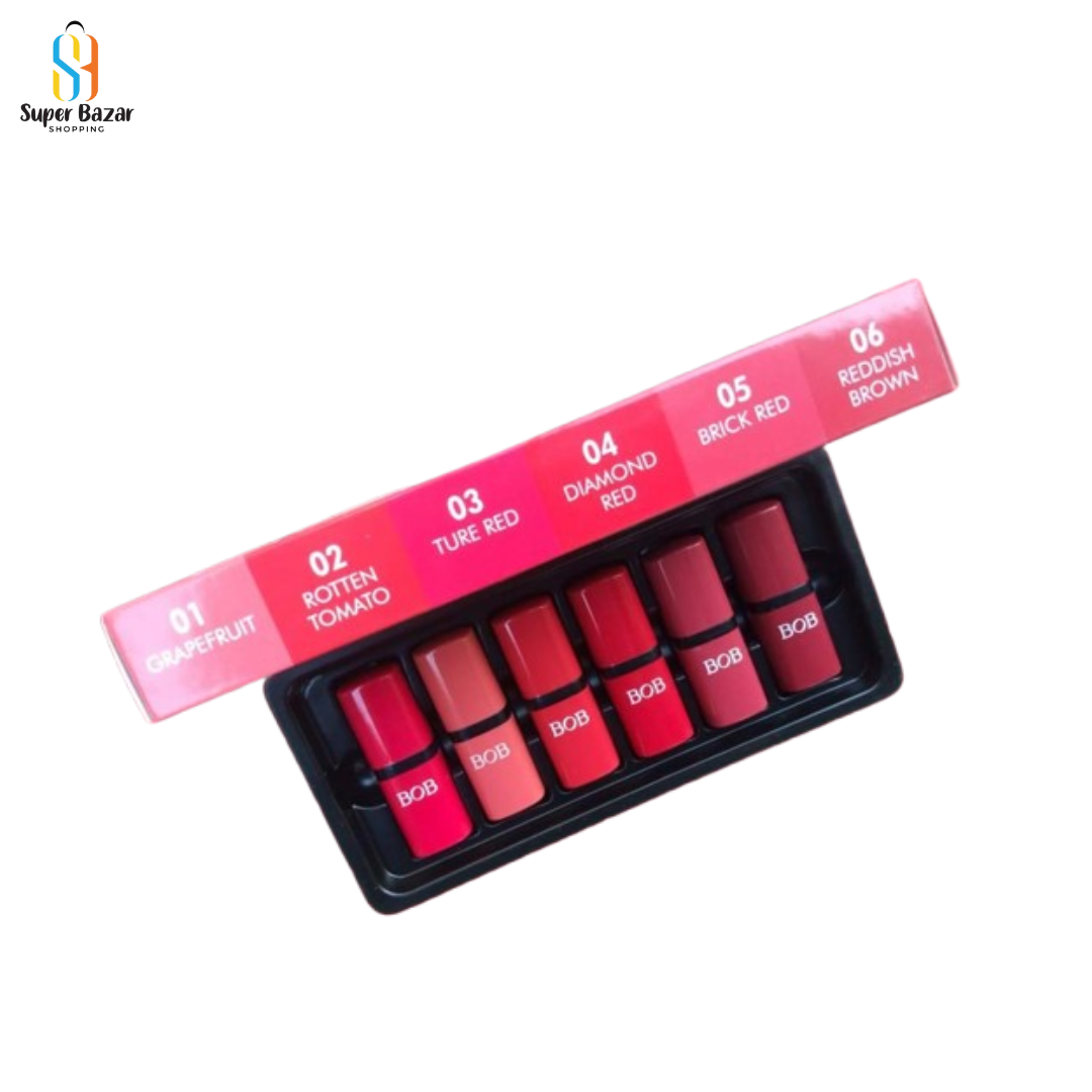 6 in 1 Matte LipStick Set